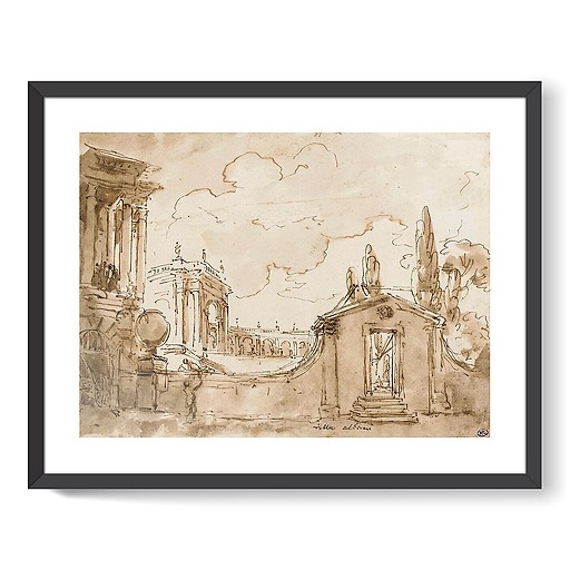 View of Villa Albani (framed art prints)