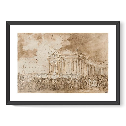 Illuminations for Corpus Christi Day, St. Peter's Square (framed art prints)