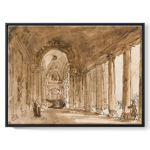 Portique de la villa Albani (toiles encadrées)