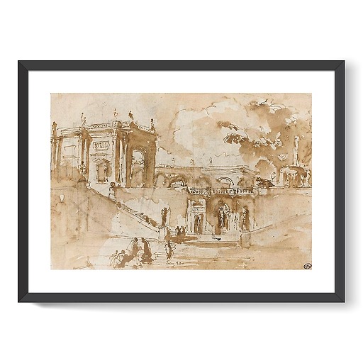 View of Villa Albani (framed art prints)