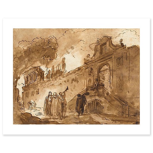 Group of musicians (art prints)