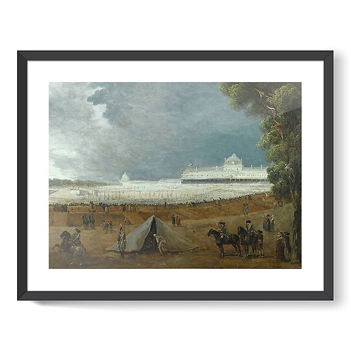 Celebration of the National Federation celebrated at the Champ de Mars (framed art prints)