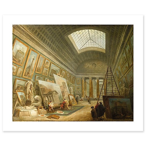 Une Galerie de Musée (toiles sans cadre)