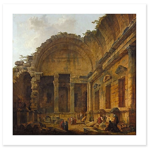 Inside the Temple of Diana (art prints)