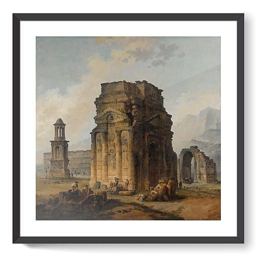 L'Arc de Triomphe et le théatre d'Orange (affiches d'art encadrées)