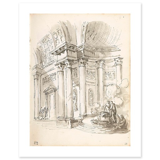 Animated basilica interior (art prints)