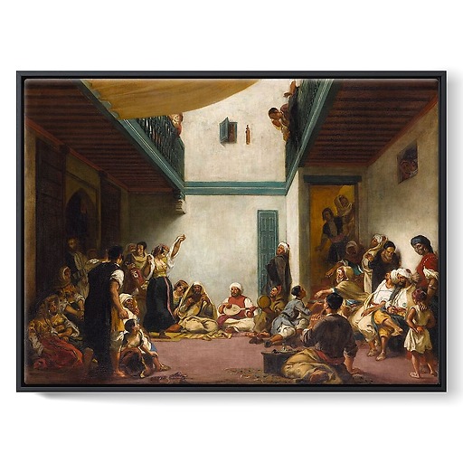 Jewish wedding in Morocco (framed canvas)