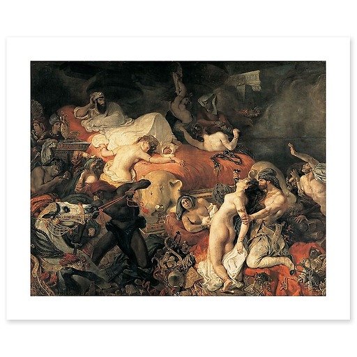 The Death of Sardanapale (art prints)