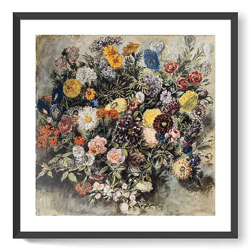 Bouquet de fleurs (affiches d'art encadrées)