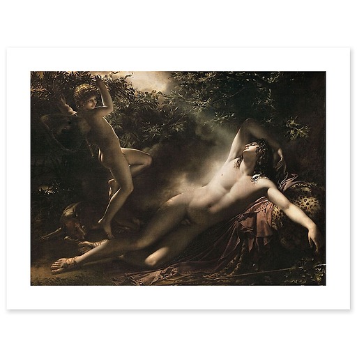 Endymion, effet de lune, dit aussi Le Sommeil d'Endymion (art prints)