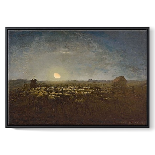 Le parc à moutons, clair de lune (toiles encadrées)