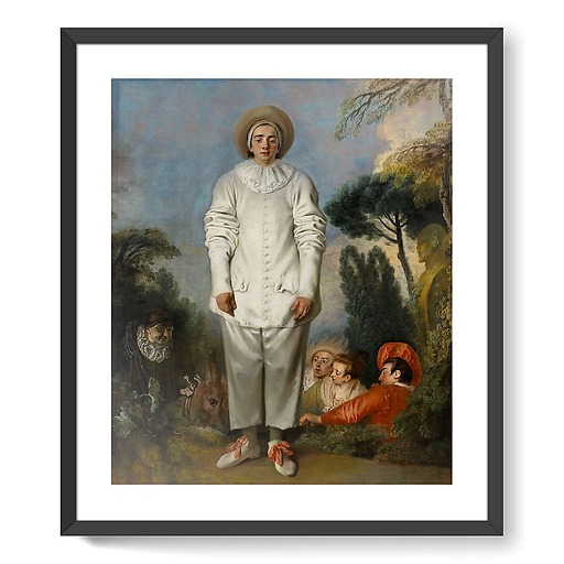 Pierrot, dit autrefois le Gilles (framed art prints)