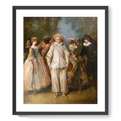 Les Acteurs de la Comédie-Italienne (framed art prints)