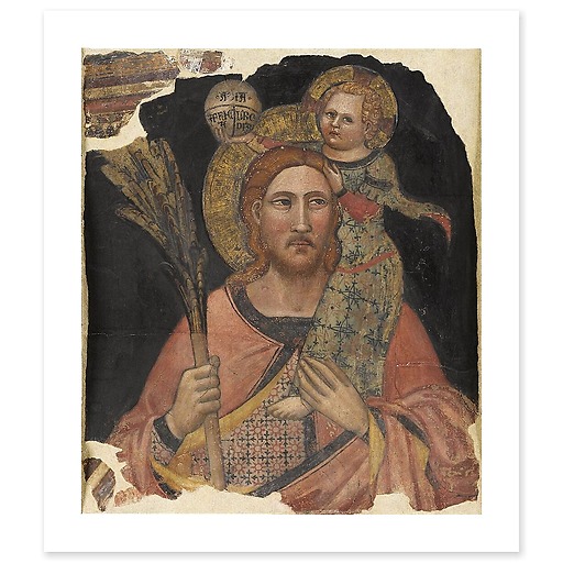 Saint Christophe et l'Enfant Jésus (art prints)