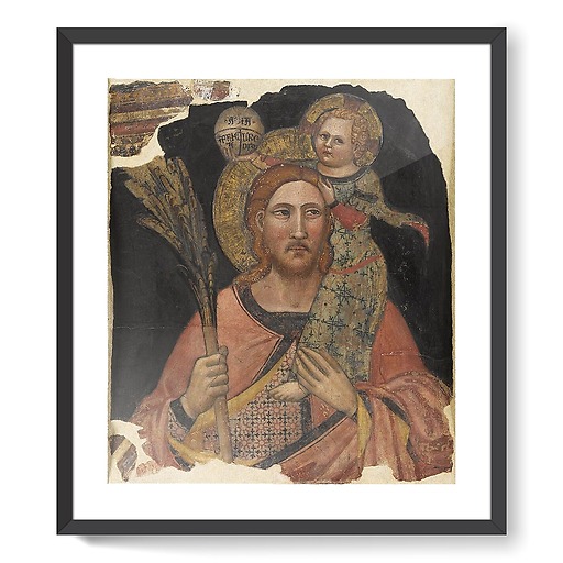 Saint Christophe et l'Enfant Jésus (framed art prints)