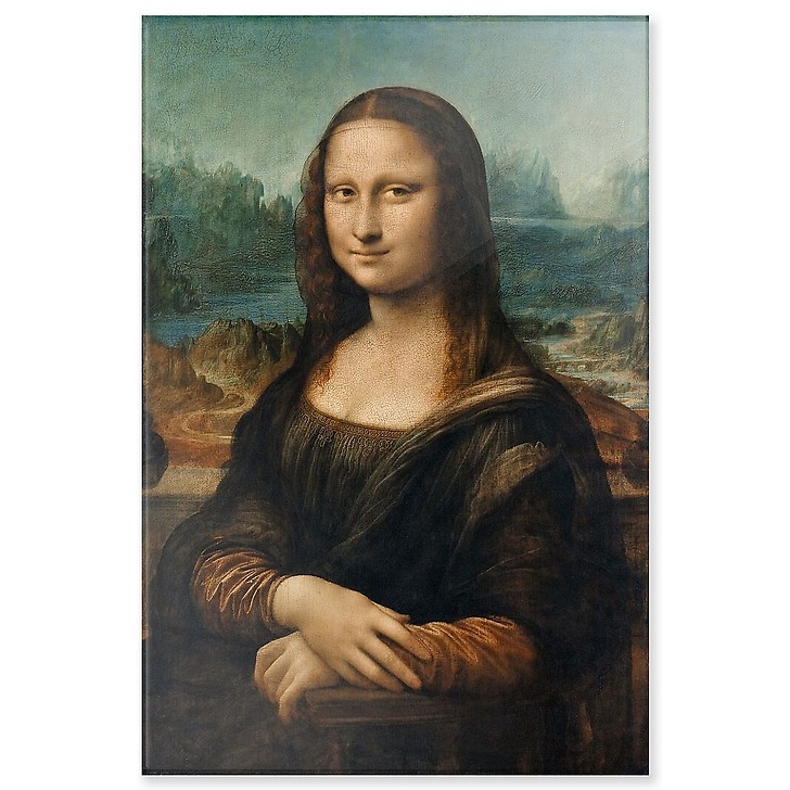 La Joconde, portrait de Monna Lisa (panneaux acryliques)