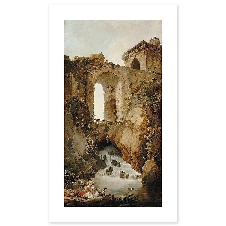 Le grand pont ou le torrent (affiches d'art)
