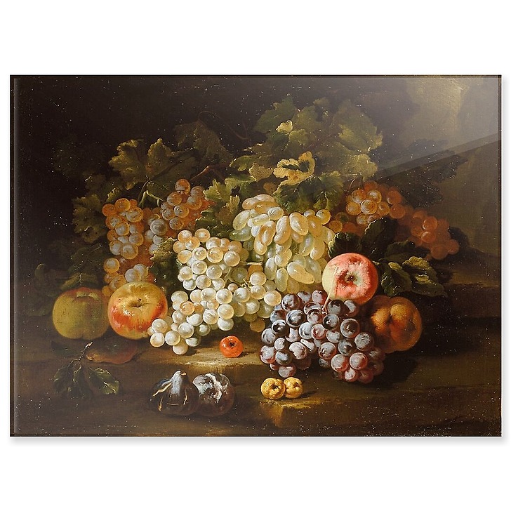 Nature morte aux raisins et aux figues (panneaux acryliques)