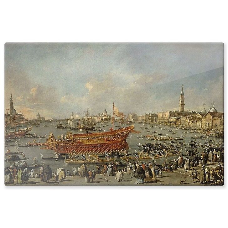 The Departure of Bucentaur for the Lido on Ascension Day (aluminium panels)
