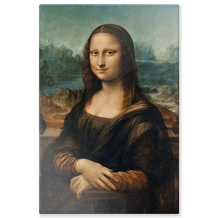 La Joconde, portrait de Monna Lisa (panneaux aluminium)