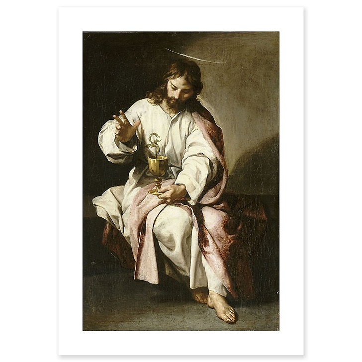 Saint John the Evangelist and the poisoned cup (canvas without frame)