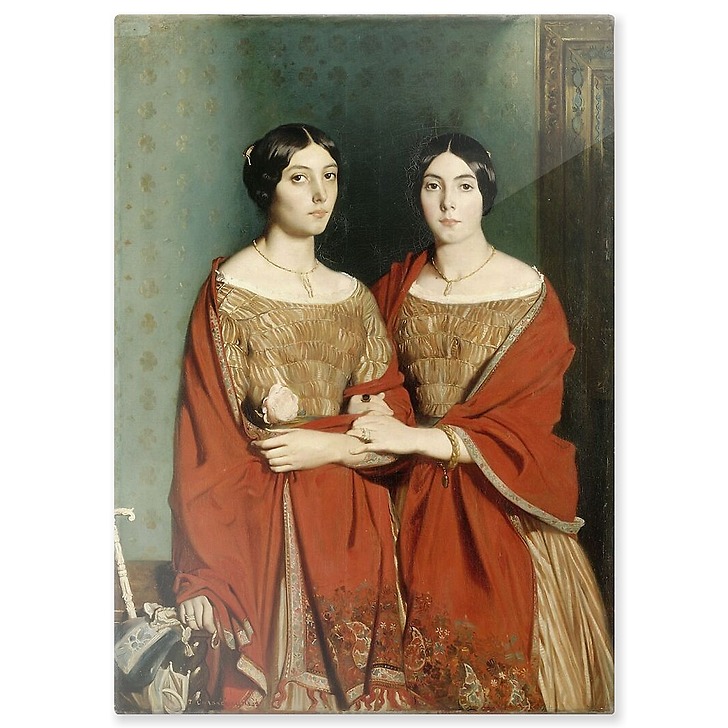 Ladies Chassériau said the two sisters (aluminium panels)