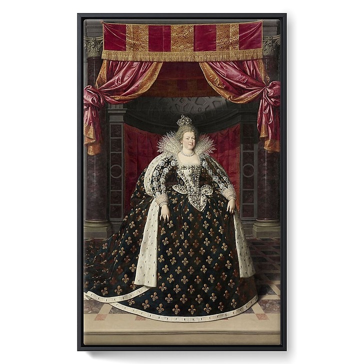 Marie de Médicis, Queen of France (framed canvas)