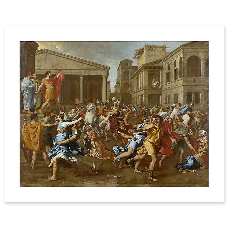 The Rape of the Sabine Women (canvas without frame)