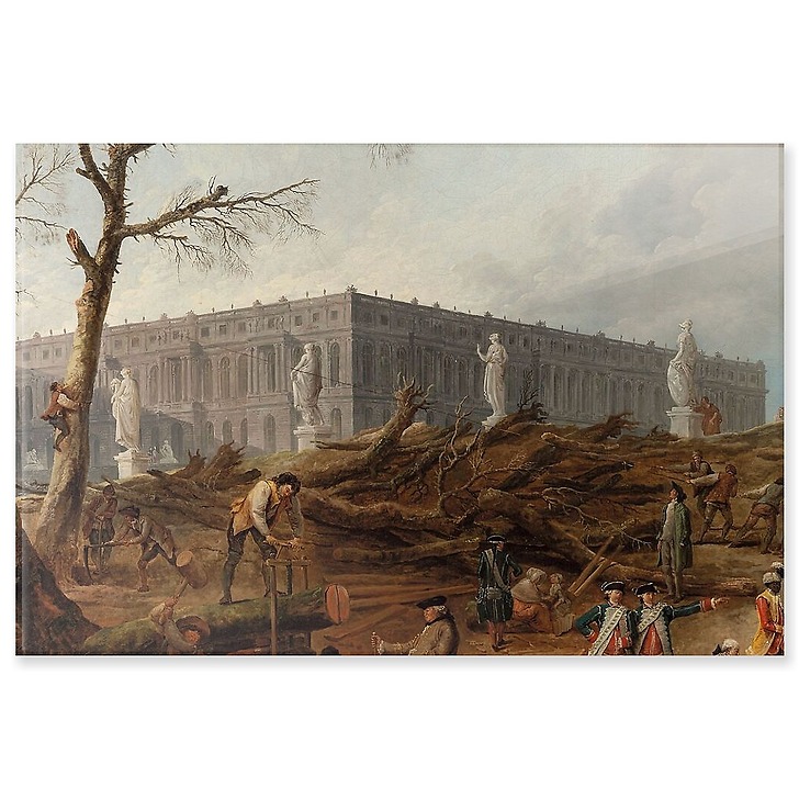 View of the Bosquet des "Bains d'Apollon" (acrylic panels)
