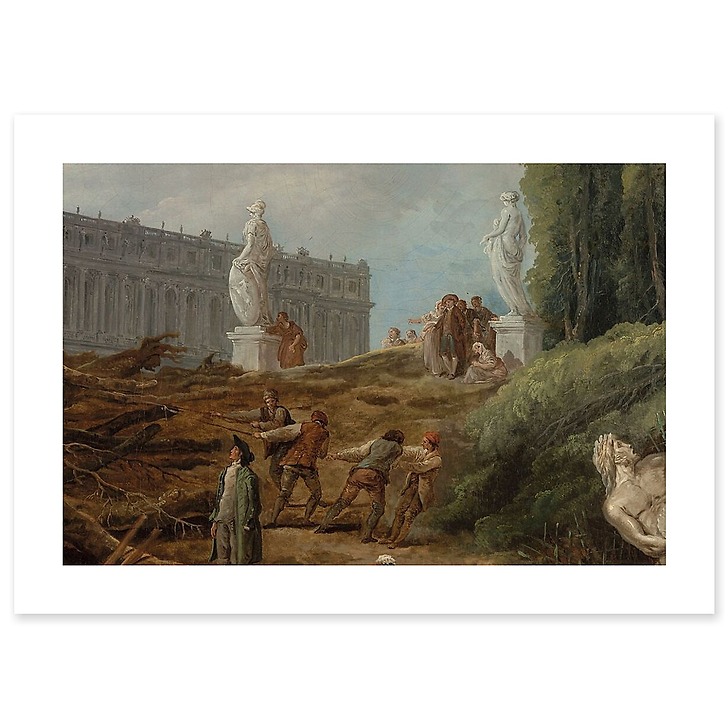 Vue du Bosquet des "Bains d'Apollon" (toiles sans cadre)