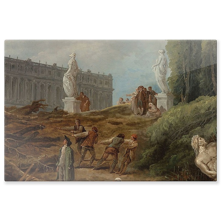 Vue du Bosquet des "Bains d'Apollon" (panneaux aluminium)