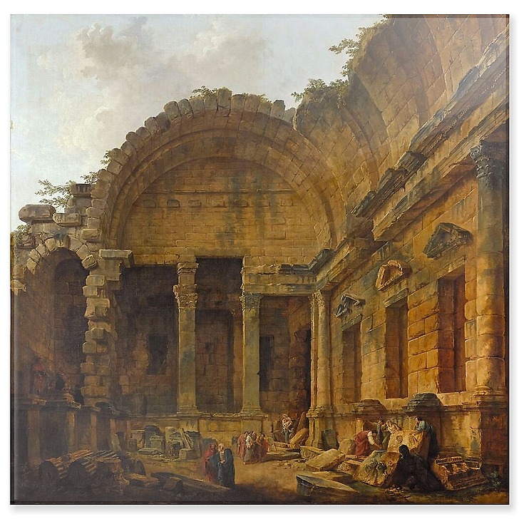 Inside the Temple of Diana (acrylic panels)