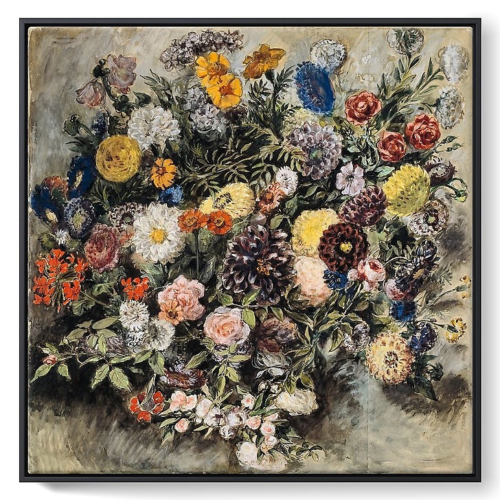 Bouquet de fleurs (toiles encadrées)