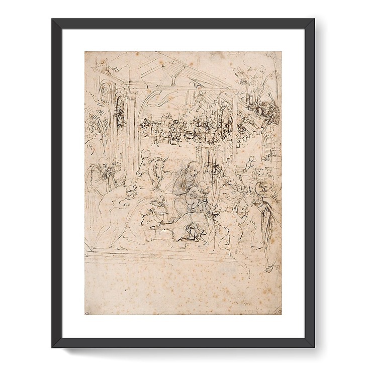 Étude de composition pour l'Adoration des Mages (framed art prints)