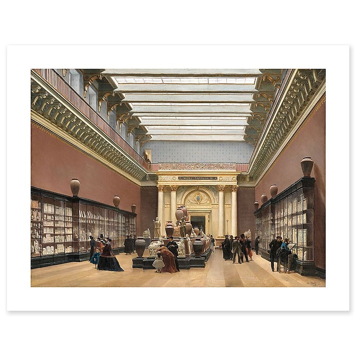 Musée Napoléon III. Salle des terres cuites au Louvre (affiches d'art)