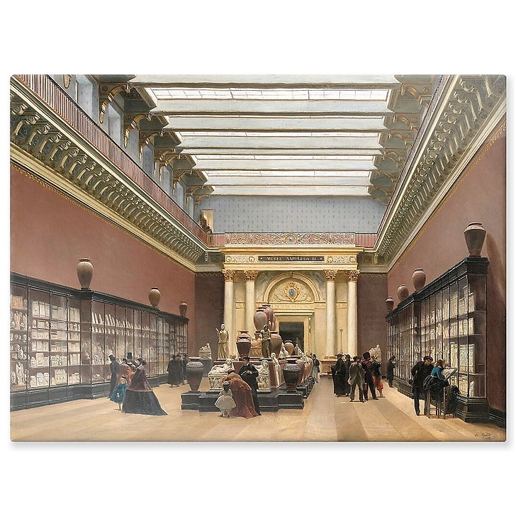 Musée Napoléon III. Salle des terres cuites au Louvre (panneaux aluminium)