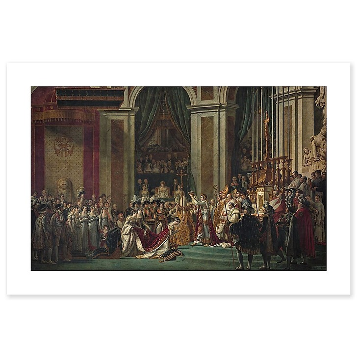 Le sacre de l’empereur Napoléon Ier et le couronnement de l‘impératrice Joséphine dans la cathédrale Notre-Dame de Paris (affiches d'art)