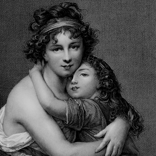 Mrs Vigée-Le Brun and her daughter, Jeanne-Lucie, known as Julie