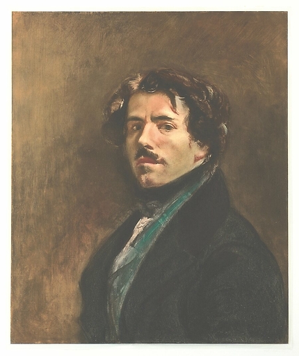 Self-portrait of Delacroix, said in the green vest, 2003 - Pietro Sarto