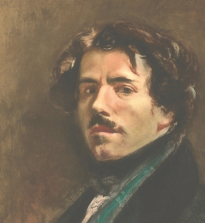 Self-portrait of Delacroix, said in the green vest, 2003 - Pietro Sarto